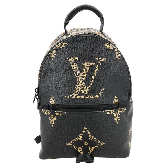 Louis Vuitton  Palm Springs Jungle PM Monogram Giant Canvas Backpack Black - Picture 1 of 13
